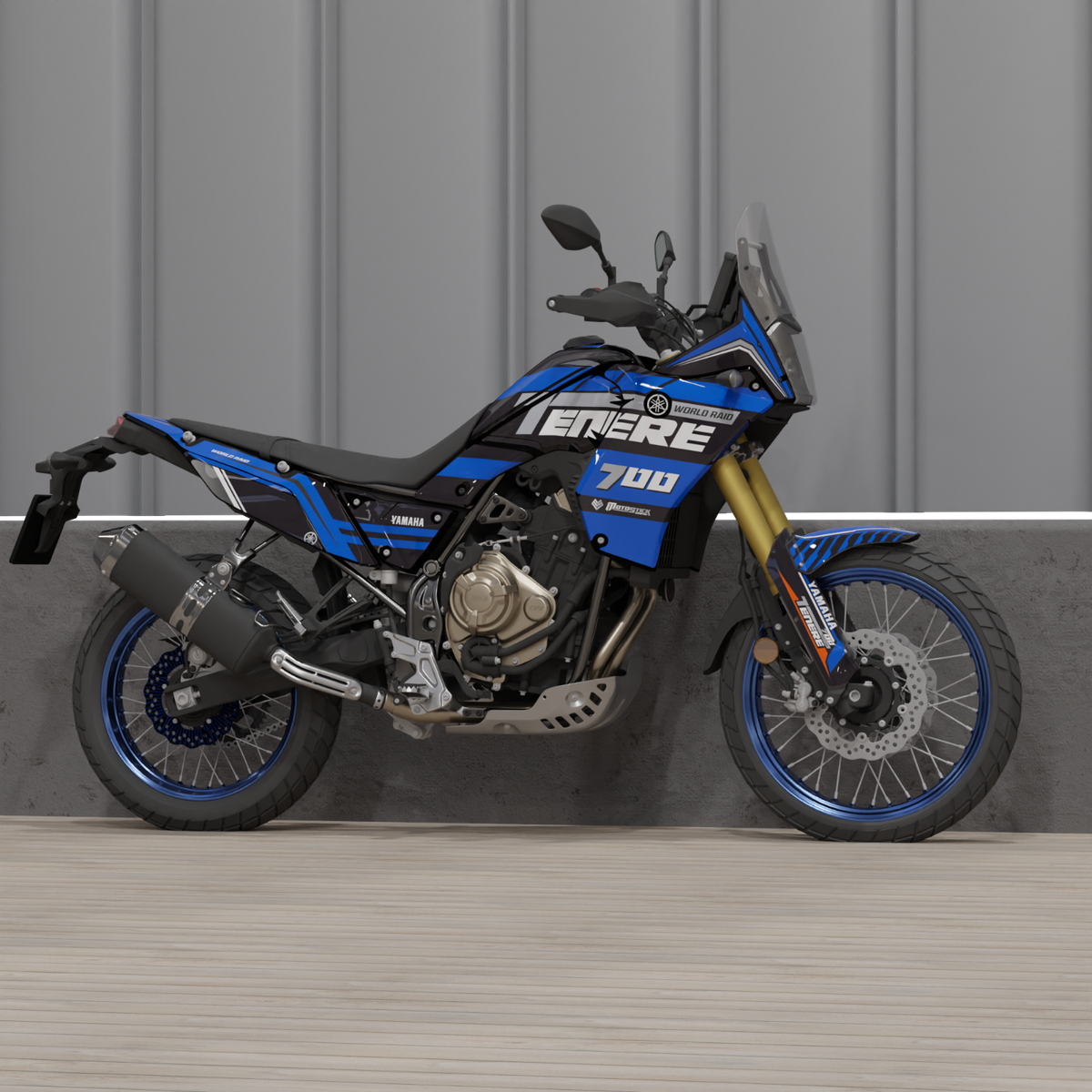 Fit:YAMAHA TENERE 700 2019-2024 Graphic Decal Sticker kit TENEREA1