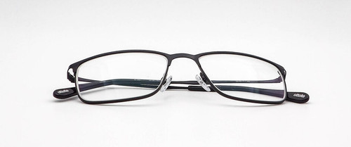 Ottoto Lucius Black Rectangle Eyeglasses Frames 35-001783 53-17-145 - 第 6/7 張圖片