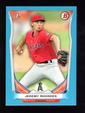 2014 BOWMAN BLUE DP113 JEREMY RHOADES RC 96/399 ANAHEIM ANGELS