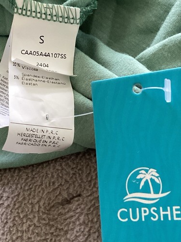 Abito donna verde smanicato maxi elastico in vita Cupshe nuovo con etichetta taglia small - Foto 10 di 10