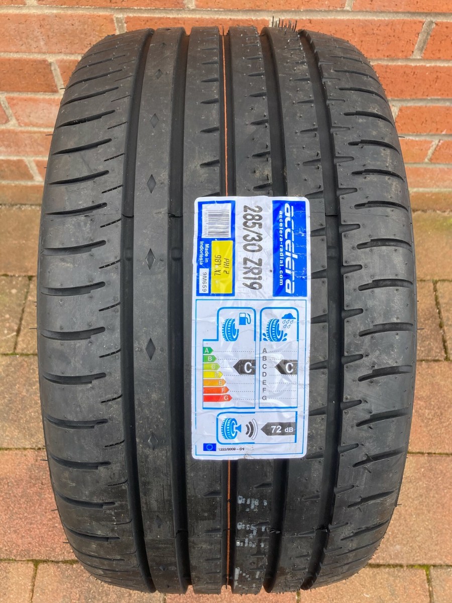 2 x 285/30ZR19 98Y XL ACCELERA PHI2 TYRES 285 30 19 EXTRA LOAD 285