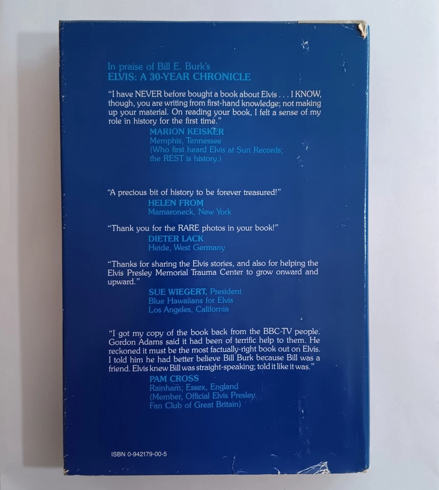 Elvis Through My Eyes, Bill E. Burk, 1987 limitiert & signiert | HC Dust Jacket - Bild 2 von 4