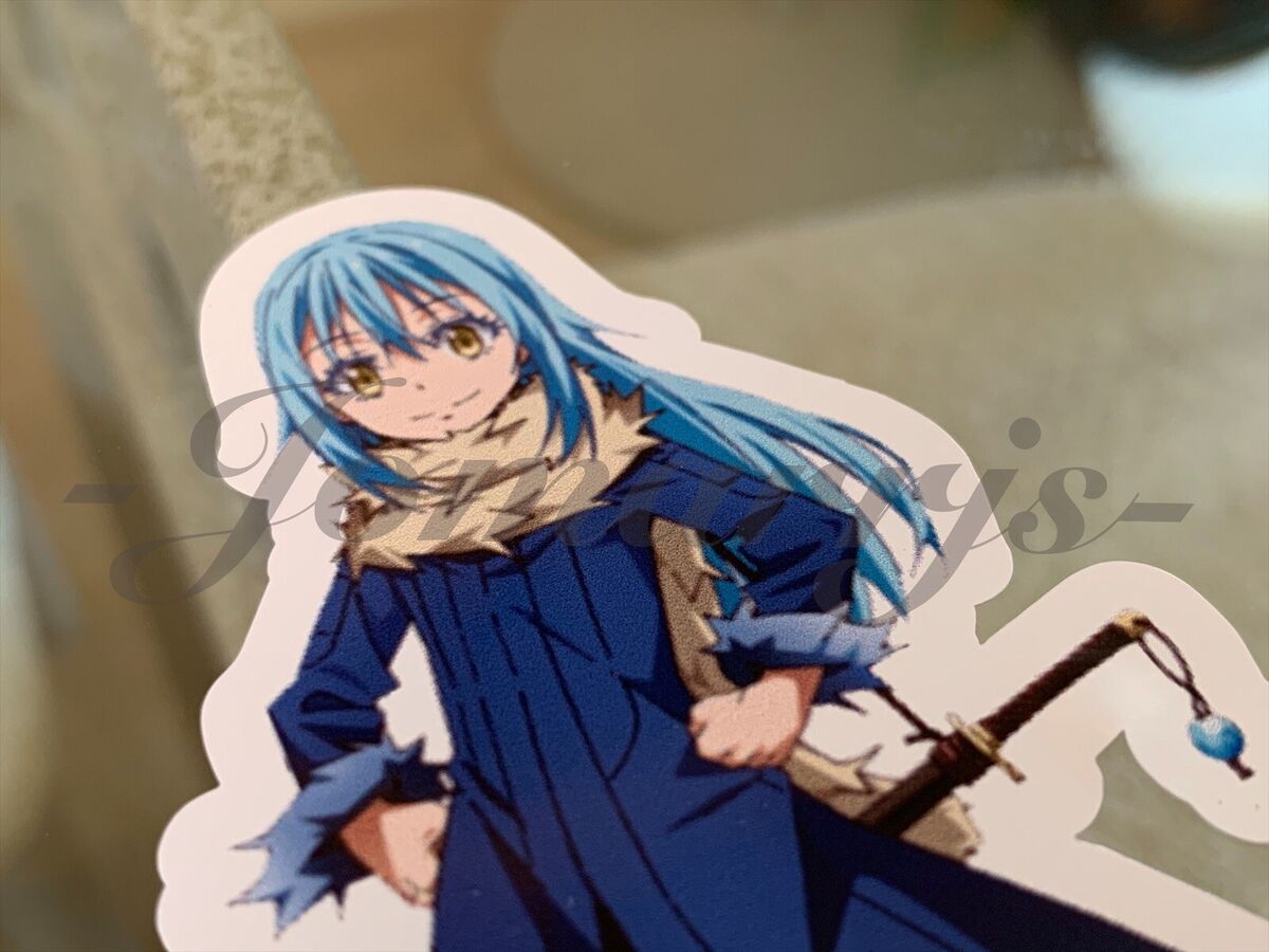  Alexiss That Time I Got Reincarnated As A Slime Rimuru Tempest  Ranga Slime Funny Sticker for Phone, Laptop, Skateboard, Car, Colorful  Sticker, Pack 4 Pcs Size 3 Inch : Electronics