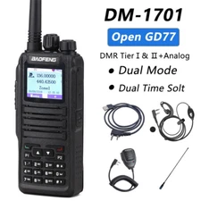 Baofeng DM-1701 Digital Mobile Radio Dual Band Two Way Radios with Accessories
