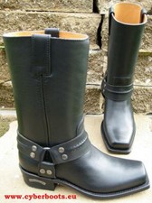 Sendra Boots 2380 stivali da motociclista stivali da agricoltore neri in pelle fatti a mano taglia da 38 a 47
