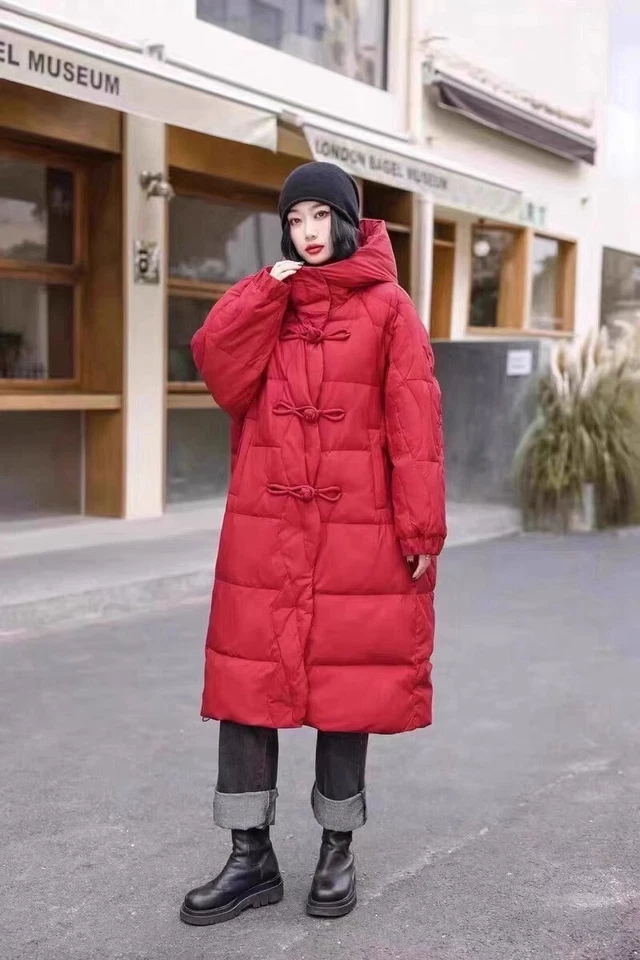 NEW Leisure Women Hood Real Down Parka Mid-Long Thick Parka Winter Jacket Coat - Image 3 of 4