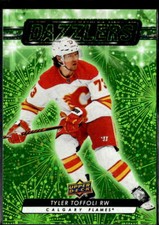 2023-24 Upper Deck #DZ-84 Tyler Toffoli Dazzlers Green Calgary Flames
