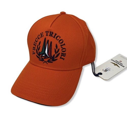 AERONAUTICA MILITARE CAPPELLO HA1076 PILOTA FRECCE TRICOLORI CAPPELLINO  ARANCIO | eBay