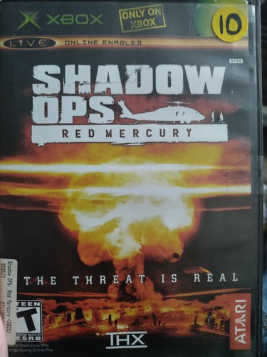 Jeu Shadow Ops: Red Mercury Pour Microsoft Xbox - Bon état - Version Française