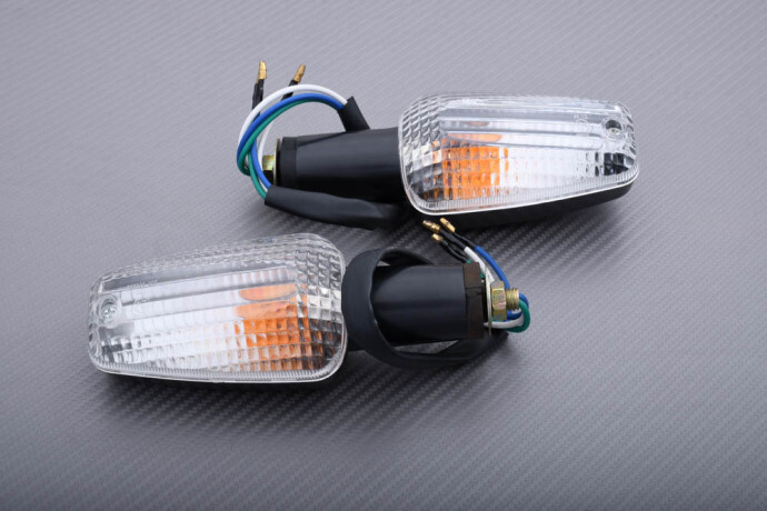 Clignotants avant Honda CB1300 X4 transparents pour remplacer vos feux de moto usés
