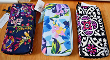 Vera Bradley LARGE Travel Pill Case Midnight Wildflower Marian Floral Scroll-NWT