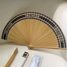 Christian Dior Novelty DIORIVIERA BOHEMIAN RIVIERA FAN Folding Fan Limited Rare
