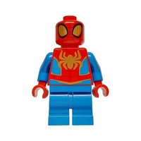 Lego Marvel Superhelden Spinne Spiderman Gold Logo Minifigur 10794