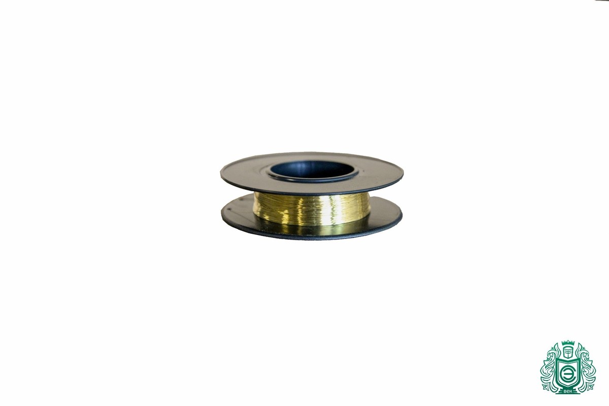 Basteldraht, 0,3 Mm Goldfarben, Messing – 50 Meter Spule Für Schmuck, Perlenhäkeln & Dekoration