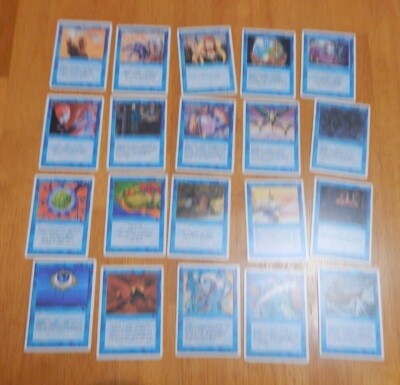 Magic the Gathering mtg Complete your  Set 4th Edition blue never played