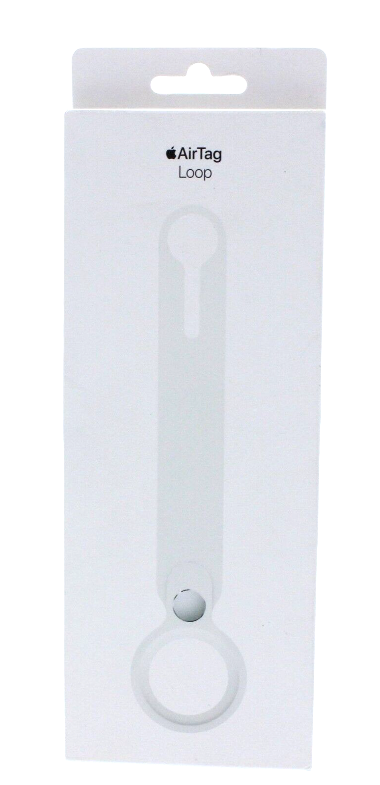 Authentic White Polyurethane Loop Case Cover for Apple AirTag MX4F2ZM/A