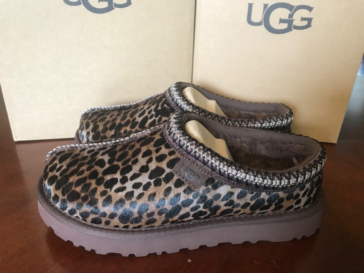 UGG Women Tasman Caspian Genuine Calf Hair Slipper NWB Size 9