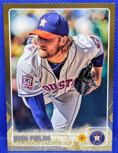 JOSH FIELDS 2015 Topps Update GOLD 1036/2015 #US98 Houston ASTROS - Picture 3 of 4