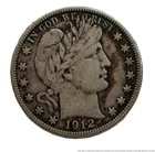 Terrific 1912 D Denver Mint Barber Early Silver 50C Half Dollar US Coin
