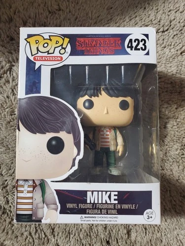 Funko Pop Stranger Things Mike #423 Damaged Box