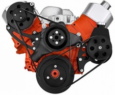 Big Block Chevy Serpentine Pulley Conversion Kit 454 Lwp Bbc Power Steering Ps