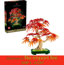 LEGO Botanicals Japanese Red Maple Bonsai Tree Building,10348 A19.5 