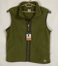 The North Face Vest Mens Carbondale Fleece Size XL Full Zip Olive Green 50  New