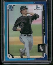 2015 Bowman Draft #24 Zack Erwin Chrome Blue Refractors #/150