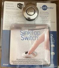InSinkErator STS00 Garbage Disposal Dual Outlet Sink-Top Air Switch Kit - SEALED