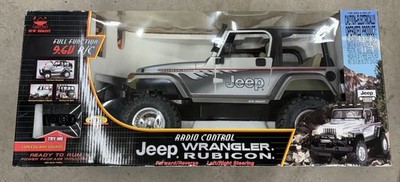 New Bright Jeep Wrangler Rubicon 1:6 Scale Radio Control Car 6699 NOS 2004 RARE
