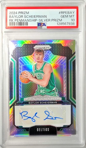 Baylor Scheierman Rookie Penmanship Silver Prizm GEM MT 10