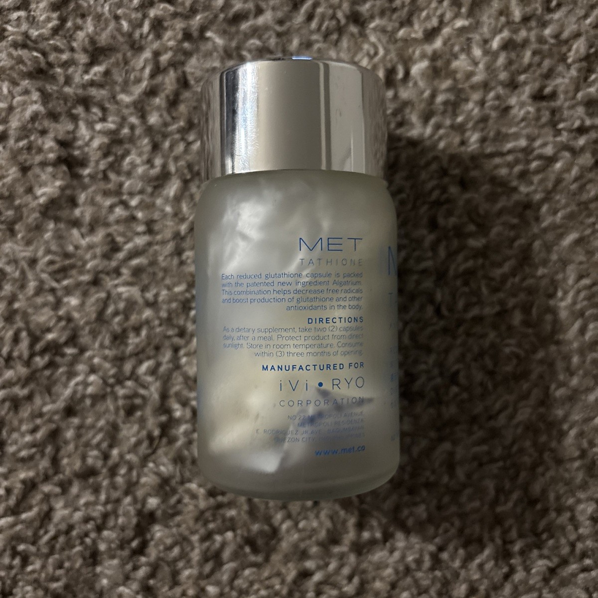 metathione reduced glutathione made in japan Met Tathione with Algatrium Capsules - 60 Count for sale online Welcome b_1_skincare Product Type:Stock Logo