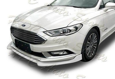 For 17-18 Ford Fusion/Mondeo Painted White Front Bumper Spoiler Body Lip Kit
