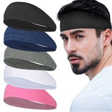 Sports Headband for Men Women Fitnes Sweatband Moisture Wicking Elastic Hairband
