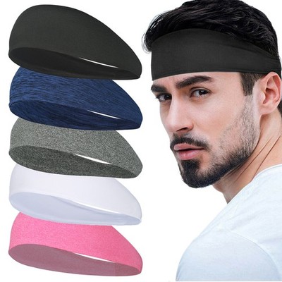 Sports Headband for Men Women Fitnes Sweatband Moisture Wicking Elastic Hairband