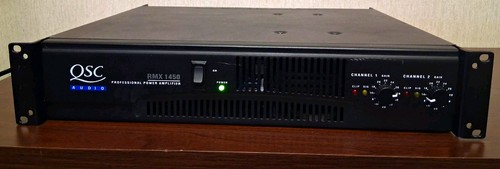 WORKING QSC RMX 1450 2-Channel 450W Rack Mount Power Amp Bridgeable XLR/TRS