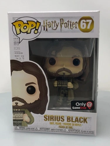 Funko POP! Harry Potter Sirius Black #67 GameStop Exclusive Vinyl Figure DAMAGED