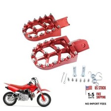 Footpegs Foot Pegs Foot Pedals Rests For CRF50 CRF70 CRF110 XR50 XR70 XR110 Red