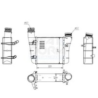 LadeluftküHler FüR Audi A4 8E B6 B7 Avant A6 4B C5 00-09 8E0145805F