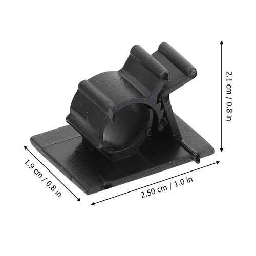 50 Pcs Adjustable Line Card Cable Clamp Wire Clips Cord Management Clamps - Afbeelding 9 van 12