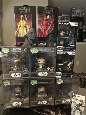 Funko Pop! Star Wars Digital Deluxe Figures Set of 5 W/ Bonus 5 Star Wars Items