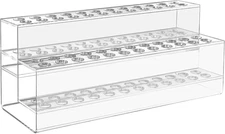 Acrylic Pen Holder, 2 Tier Pen Display Stand 48-Slots Pen Holder Clear Pen