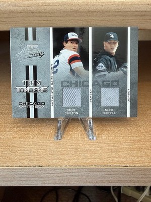2005 Absolute Memorabilia Team Tandems White Sox Steve Carlton Buehrle /50 TT-27
