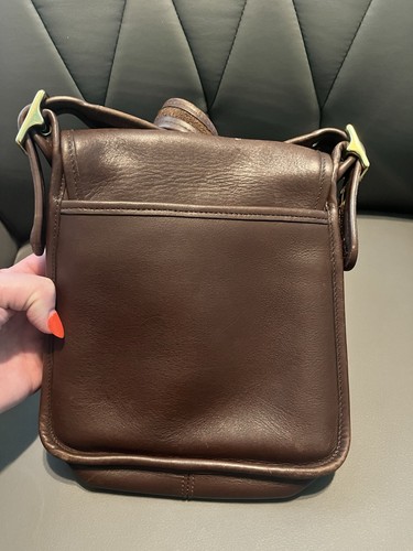 Fabulous Vintage Coach Brown Leather Legacy 9145 Mini Flap Shoulder Bag  by Coach, $139.99 - Photo 3