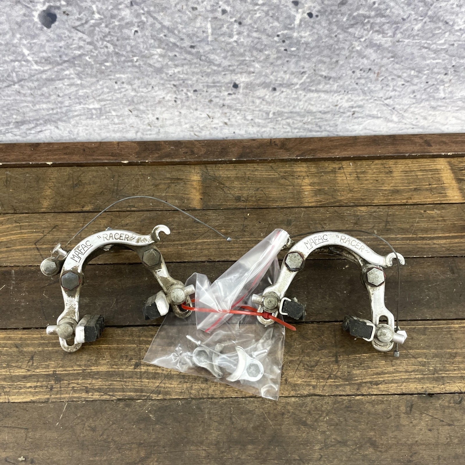 Vintage Mafac Racer Brake Calipers Set Made in France Road Touring Bicycle Parts (27.59 USD) Vintage Mafac Racer Brake Calipers Set Made in France Road Touring Bicycle Parts (27.59 USD)