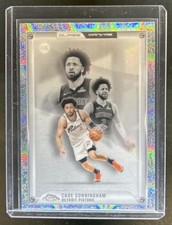 2025-26 Topps Chrome Cade Cunningham Glass Canvas SSP #GC-19 Pistons