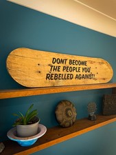 Hand Painted Skateboard Deck Wall Art | One-off Original | Signed by Artist
