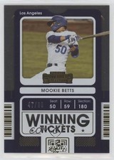 2021 Panini Contenders Winning Tickets Gold 47/99 Mookie Betts #WT-MB 04br