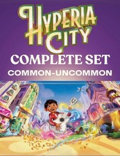 Disney Lorcana Set 14 Hyperia City Complete C/U Card Set 126 Cards