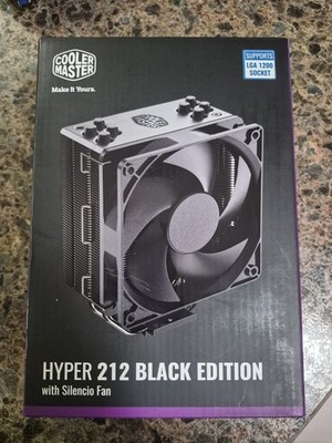 Cooler Master Hyper 212 Black Edition 120mm CPU Air Cooling Fan